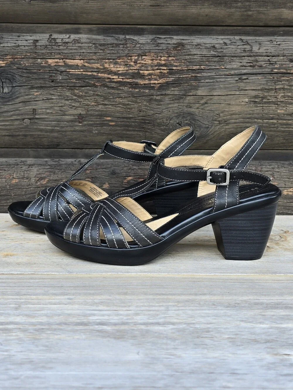 Naturalizer Brunie Y2K Office Siren Revival T-strap N5 Comfort Sandals 8.5M